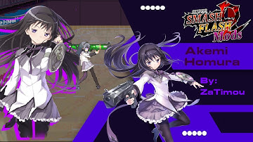 SSF2 Mods Showcase: Akemi Homura (Madoka Magica) by ZaTimou+Basketball Court stage by Brandon