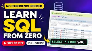 SQL for Beginners: Full Course From Zero (Step by Step, No Experience Needed) sql9