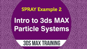 3ds Max Particle Systems - Spray Tutorial Rain Effect