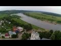 Полет над городом Таруса и рекой Ока 02.07.2016 hubsan H501s