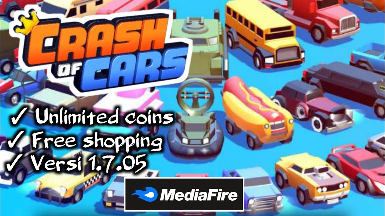 Crash Of Cars Mod Apk Terbaru Versi 1.7.05 Unlimited Coins