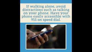 Safety Tips While Walking