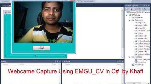 Emgu C# Webcam Demo
