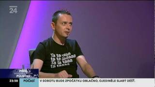 Jiri Sevcik - talk show "Pred pulnoci", CT24