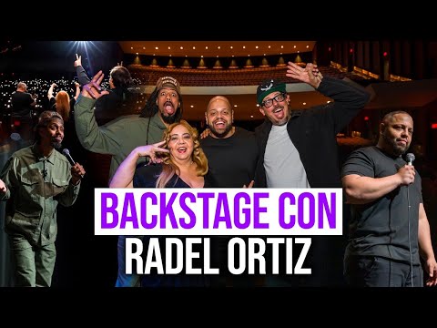 RADEL ORTIZ, CHENTE YDRACH BACKSTAGE VLOG #standupcomedy