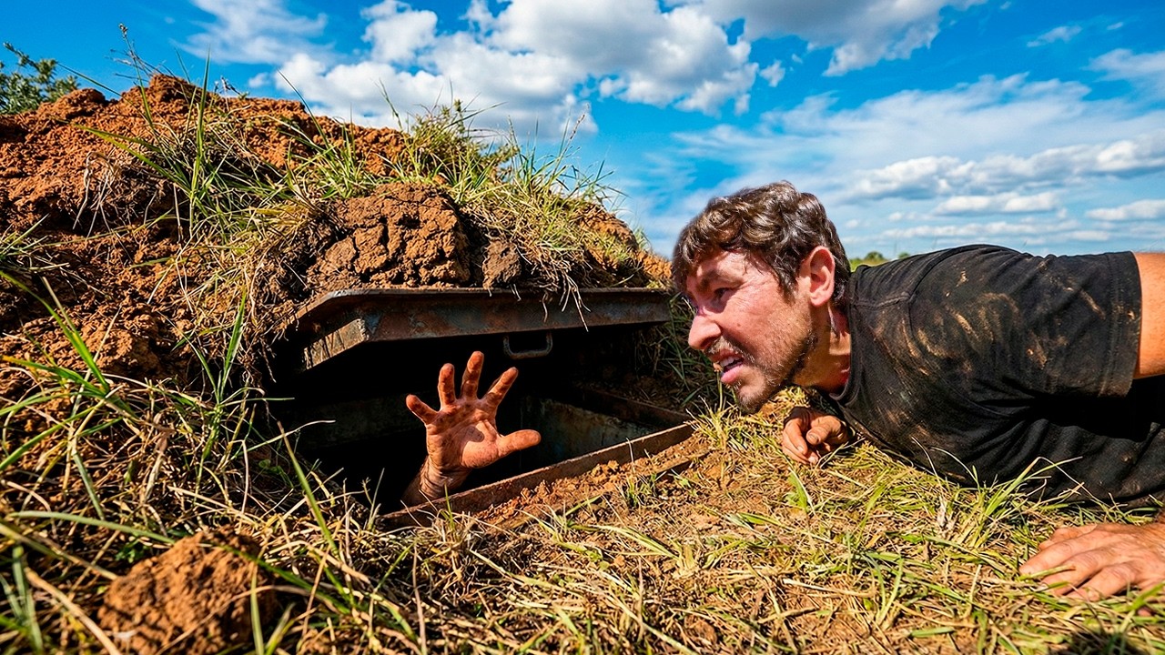 ENCONTREI UM BUNKER E TEM ALGUÉM DENTRO