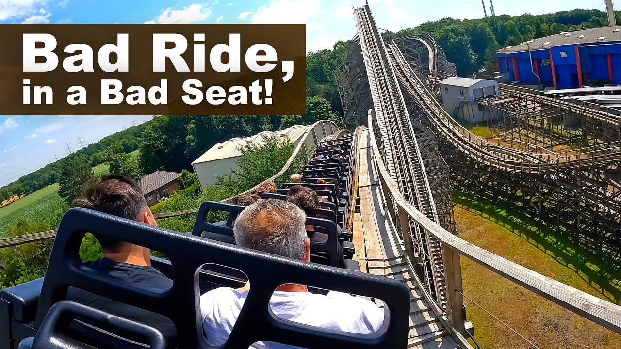 Bandit Back Row POV | The Worst Roller Coaster in Europe, in the Worst Seat!