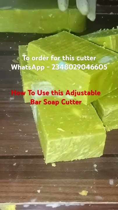 How To Cut Bar Soap With Our Adjustable Bar Soap Cutter youtubechamps how-to-cut-bar-soap-with-our-adjustable-bar-soap-cutter-youtubechamps