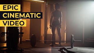 Gym CINEMATIC FITNESS Video [Sony a7IV with 50mm f1.2 GM] 4k