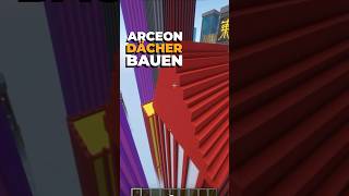 Mit Arceon Dächer bauen 🏠 #minecraft #building