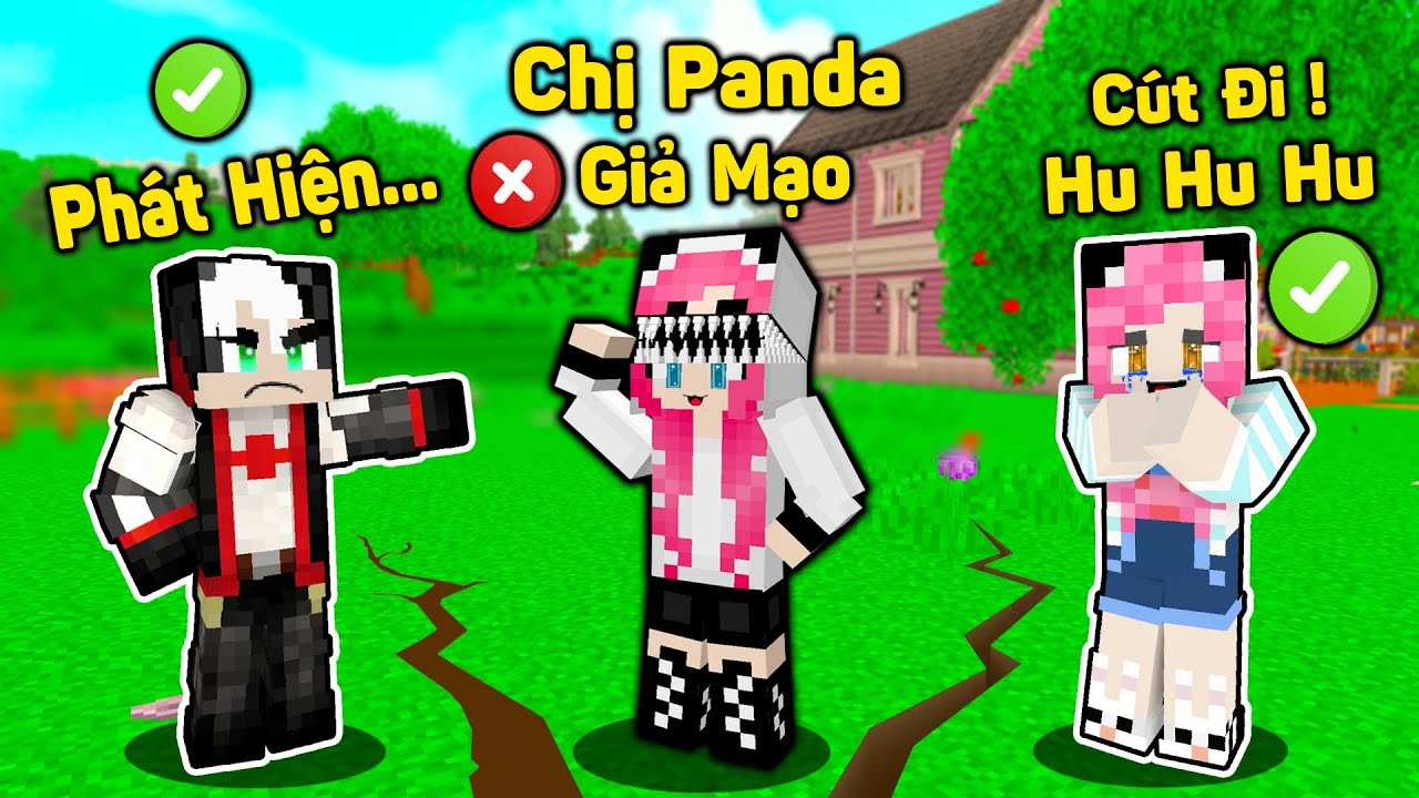 REDHOOD ĐUỔI CHỊ PANDA RA KHỎI TEAM PIRATE*MỀU 24H BẮT ĐƯỢC KẺ SẤU GIẢ MẠO CHỊ PANDA TRONG MINECRAFT