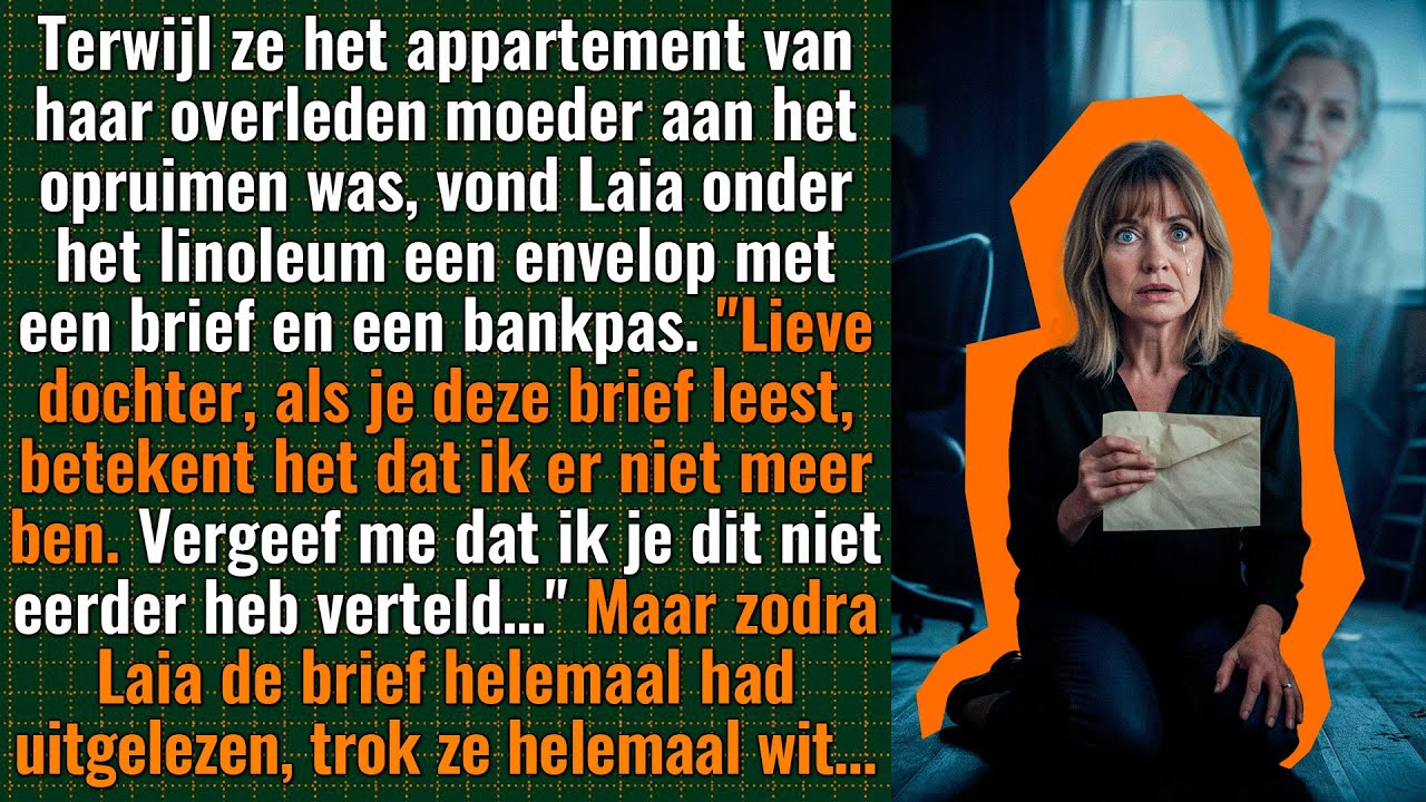 Terwijl ze het appartement van haar overleden moeder aan het opruimen was, vond Laia een envelop…
