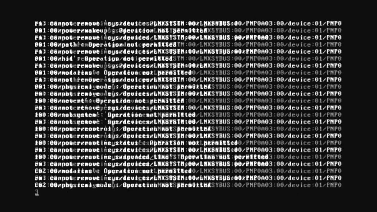 What happens when you run 'rm -rf *' as root on Ubuntu Linux - YouTube