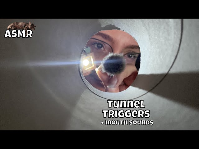 ASMR | Tunnel Triggers (+ some mouth sounds) ♥️