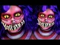 Cheshire Cat Halloween Makeup Tutorial | Jordan Hanz | Alice in Wonderland