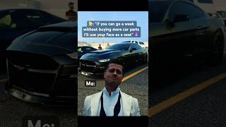 No Car Parts For A Week She Said This