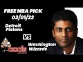 NBA Picks - Pistons vs Wizards Prediction, 3/1/2022 Best Bets, Odds & Betting Tips | Docs Sports