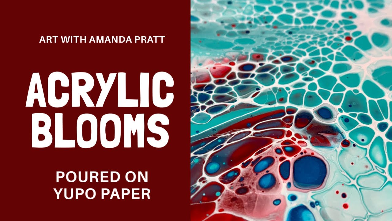Acrylic Blooms on Yupo Paper YouTube