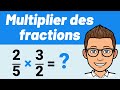 Multiplier des fractions   facile   exercice corrig