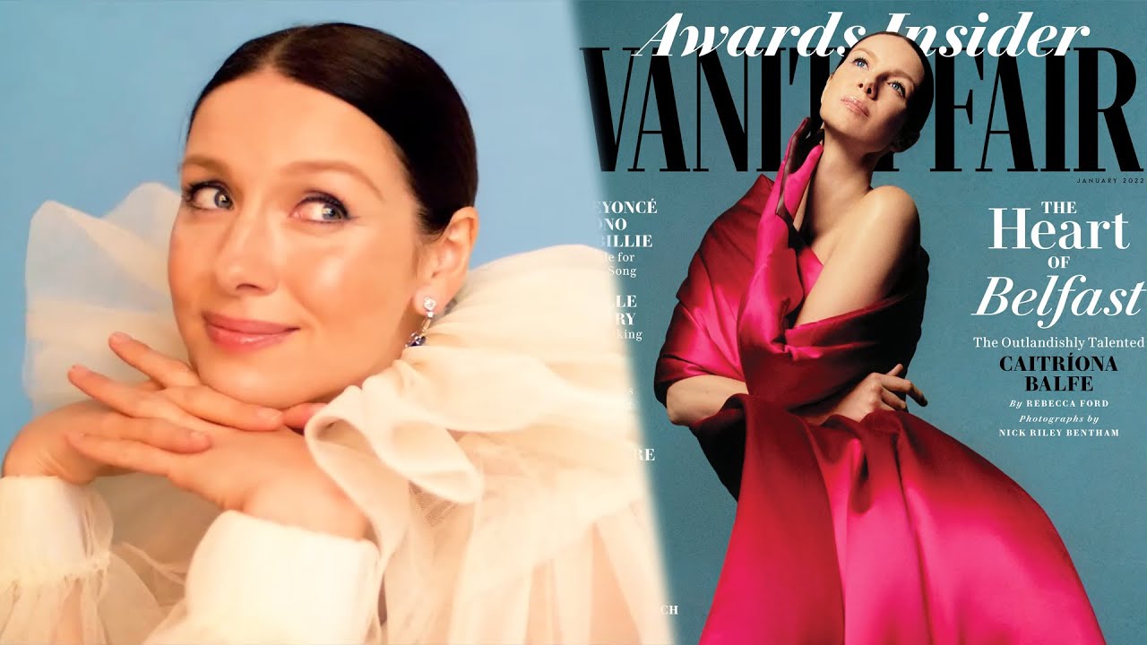 Caitriona Balfe in Marc Jacobs on Vanity Fair January 2022 cover