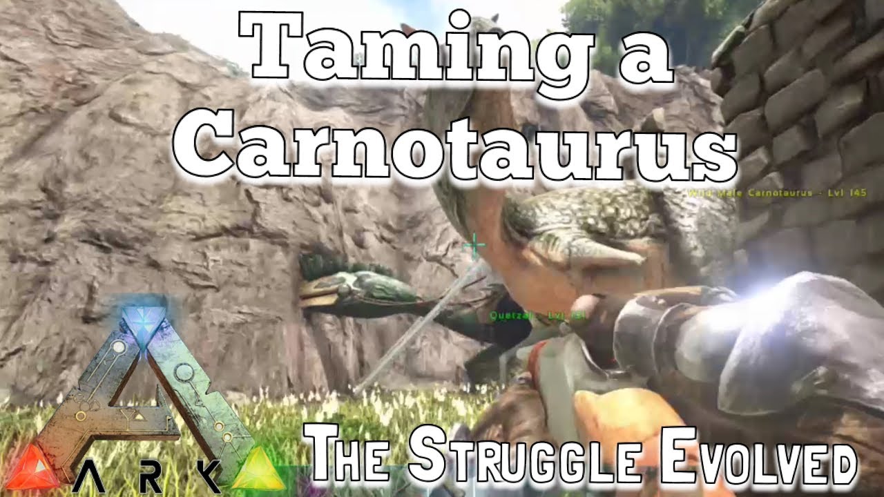 Ark Easiest way to tame a Carno. (Xbox one) Also