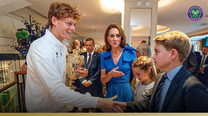 Jannik Sinner meets Their Royal Highnesses The Prince and Princess of Wales | Wimbledon 2025