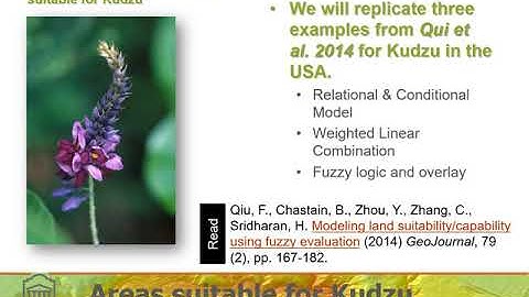 Module 5C: Preparing the data for the MCE Kudzu model in ArcGIS Pro