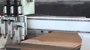 Pneumatic 3 Heads CNC Router