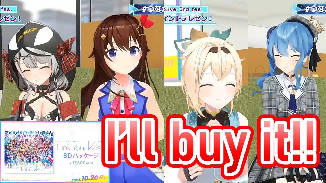 Members are impressed by "Link Your Wish"【Hololive/HoloX/English