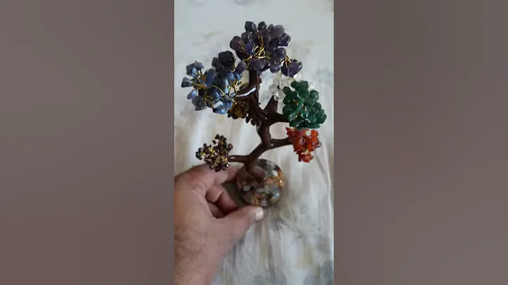 Chakra tree with orgone base