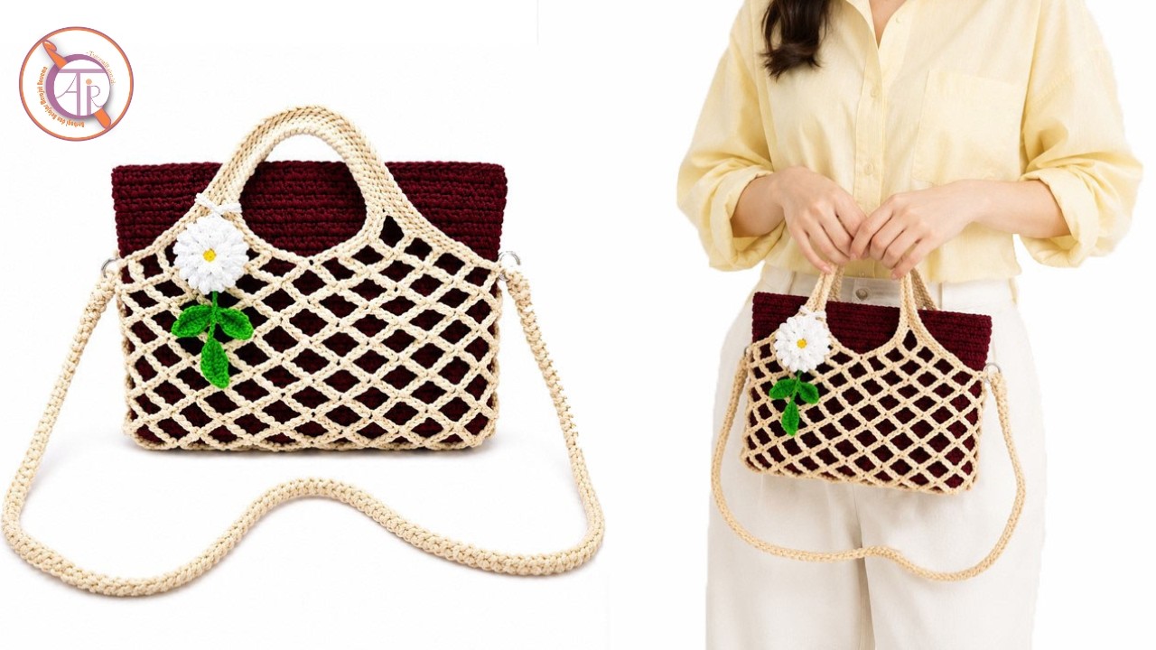 Tutorial Backpack Rajut Crochet Bag Tutorial | Tutorial Tas Rajut Cantik Model Terbaru by ...