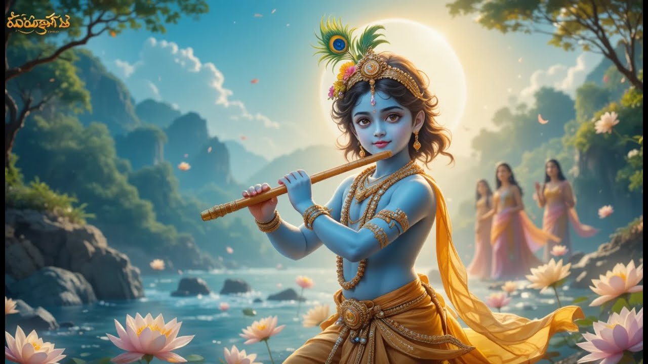 Sri Krishna Leela | Telugu Devotional Song | శ్రీకృష్ణా శ్రీకృష్ణా | Flute | Krishna Bhajan