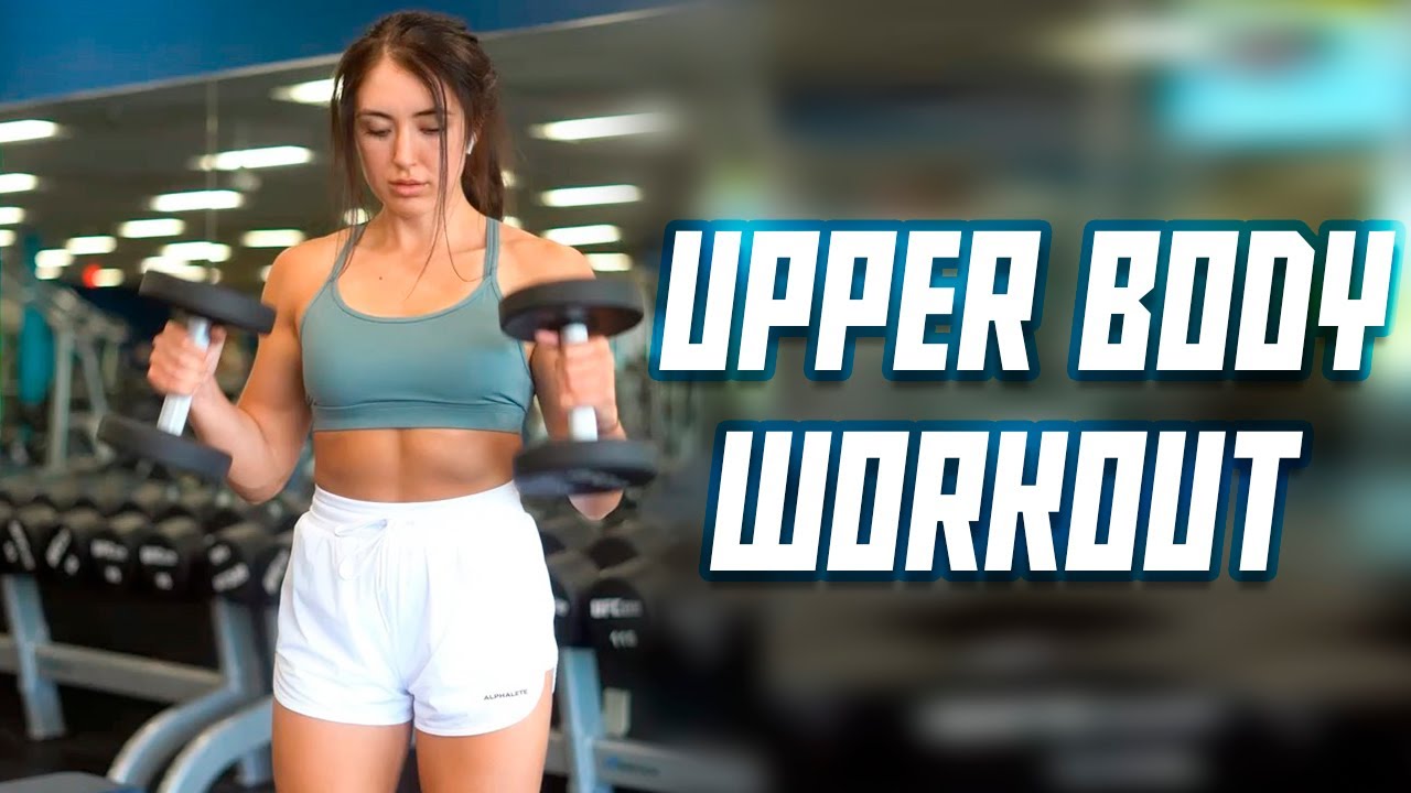 INTENSE UPPER BODY WORKOUT (Back, Arms, Chest, Shoulders) - YouTube