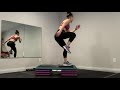 45 minute STEP aerobics workout class: Basic moves, Advanced sweat!