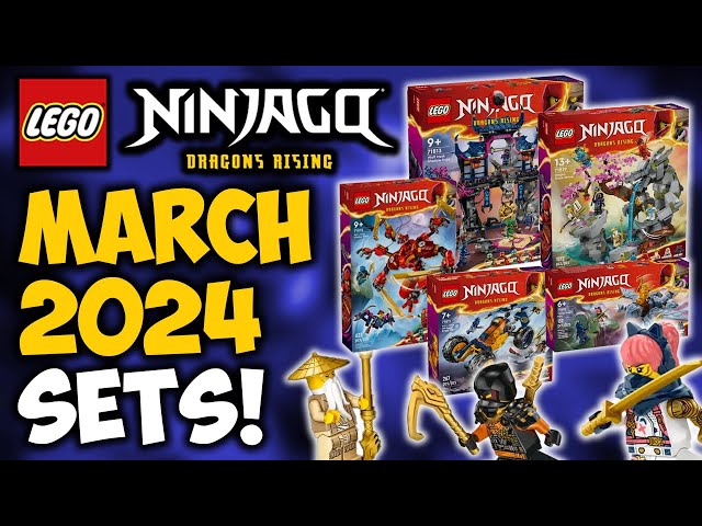 LEGO NINJAGO March 2024 sets revealed