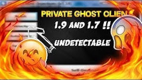 🔥 PRIVATE INJECTED GHOST CLIENT 🔥 (1.7.X/1.8.X/1.9.X INDETECTABLE!)✔️