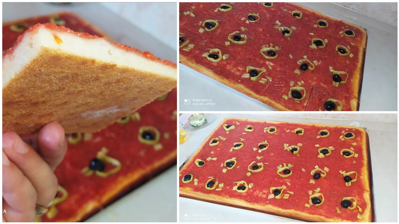 بيتزا كاري وصفة المحلات ( لبنات راني غلطت في قيس لبلاطو تاعي راهو 60/40 وانا نقولكم 80/40 هههه)