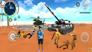 Gangster Crime: Mafia City Simulator #2 - Tank and Helicopter in Military Base - Android Gameplay screenshot 3