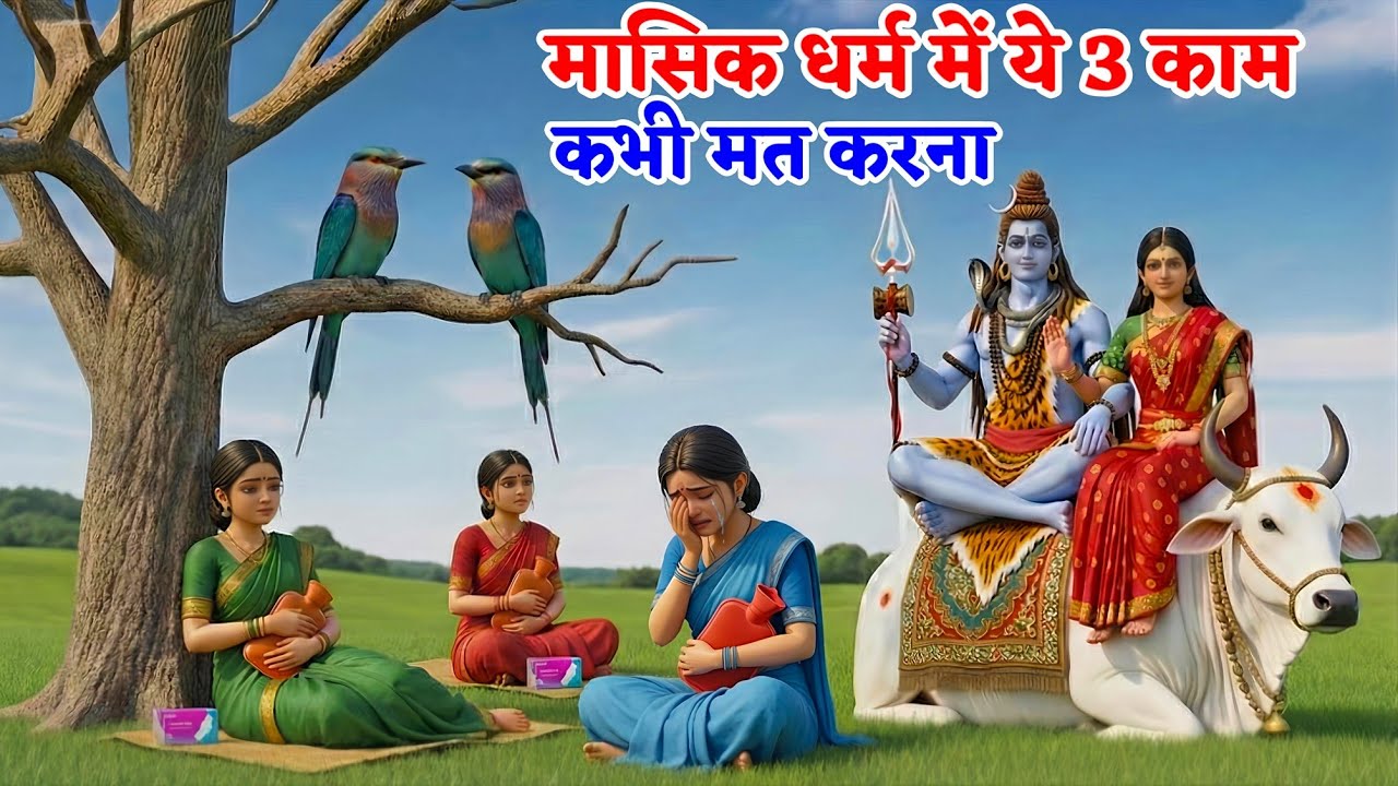 भगवान शिव ने बताया मासिक धर्म में ये 3 काम कभी मत करना ? महिलाओं को क्यों आते हैं मासिक धर्म ? 