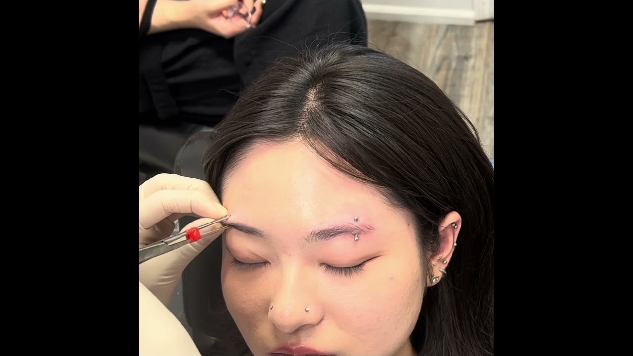 Double Eyebrow Piercing by Valeria at Xtremities | Mississauga’s #1 Tattoo & Piercing Studio