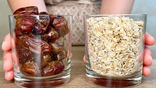 I don't eat sugar! Do you have oatmeal and dates? Prepare this dessert in 5 minutes! by Familienrezepte 139,546 views 8 days ago 8 minutes, 6 seconds