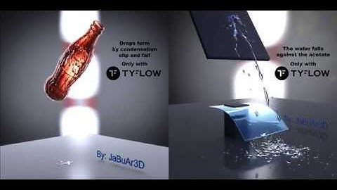 tyflow drops and water only with tyflow by JaBuAr3D