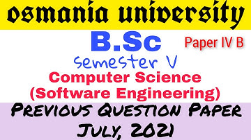 Software Engineering | Computer Science | BSC 5th Semester