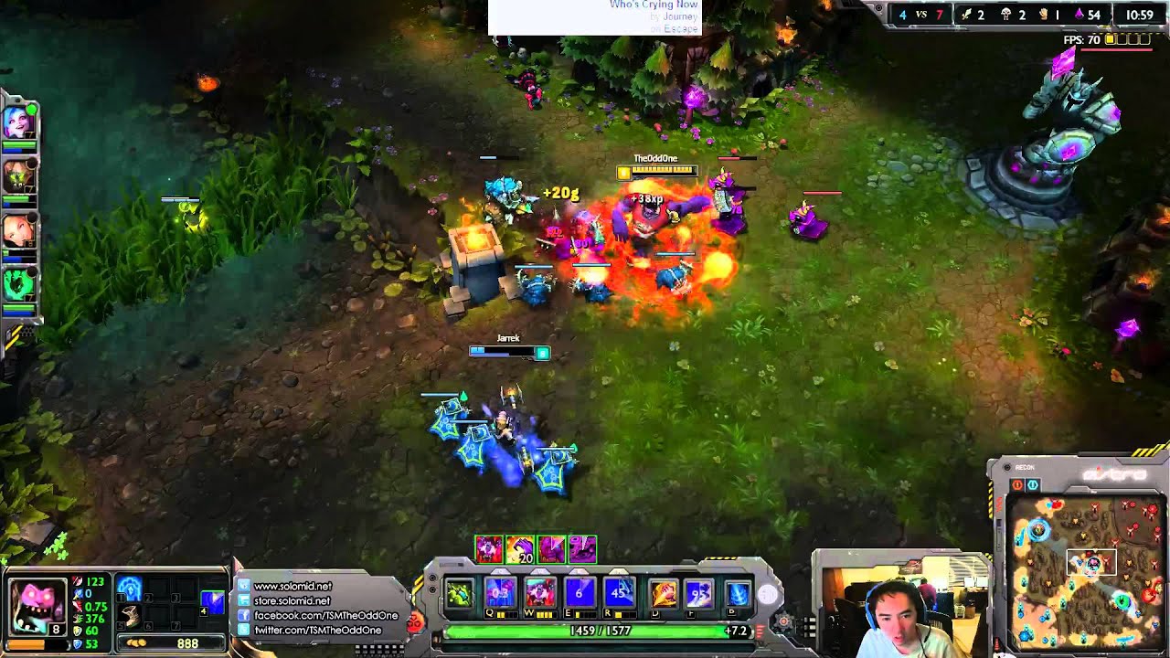 tsm bjergsen keyboard TheOddone Mundo vs Hecarim [Jungle] Season 4 Diamond 5 Ranked Solo queue