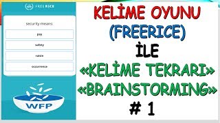 KELİME OYUNU (FREERICE)İLE HEM PİRİÇ BAĞIŞLA HEM KELİME ÖĞREN #1 screenshot 1