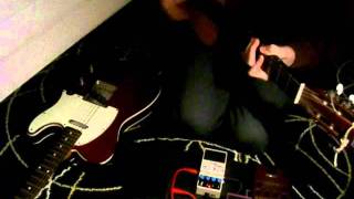 Fun with delay and flanger (with guitarchords)