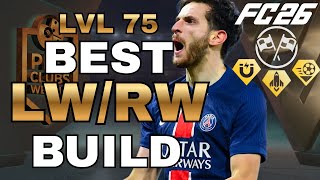 BEST WINGER BUILD *MAX LEVEL 75* | EA SPORTS FC 26 CLUBS BALLER BUILD