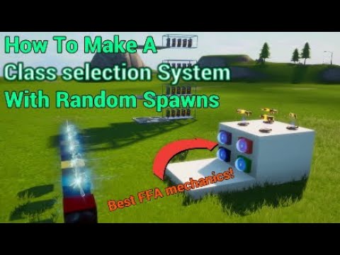 How To Make A Class Selection System With Random Spawns (Best FFA Mechanics) | Fortnite Creative