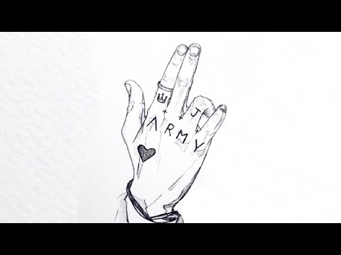 طريقة رسم يد جونغكوك من فرقة بي تي اس How To Draw Jungkook S Hand Mp3