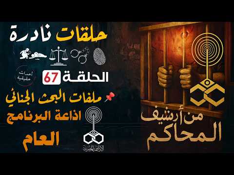من ارشيف المحاكم | قضايا حقيقية من الواقع | اغرب القضايا ملفات جنائية : 67 اذاعة البرنامج العام